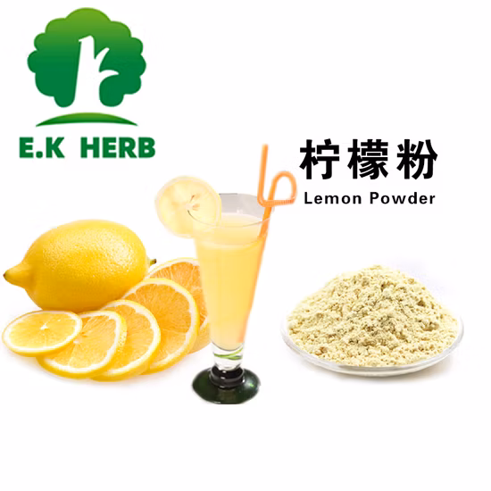 100% Natural Organic Spray Dried Lemon Fruit Powder
