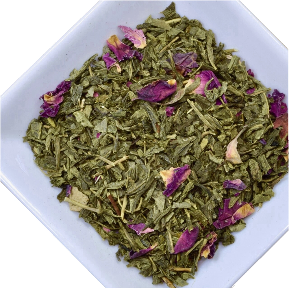 Rose Flower Chinese Organic Green Tea Detox Slimming