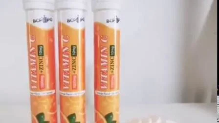 Commercio all'ingrosso di integratori alimentari di alta qualità, compresse effervescenti di vitamina C zinco